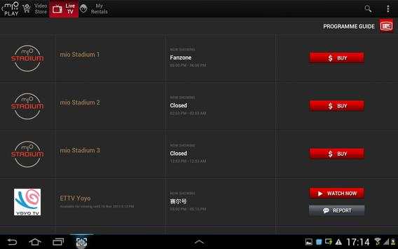 mio TV PLAY 17 تصوير الشاشة