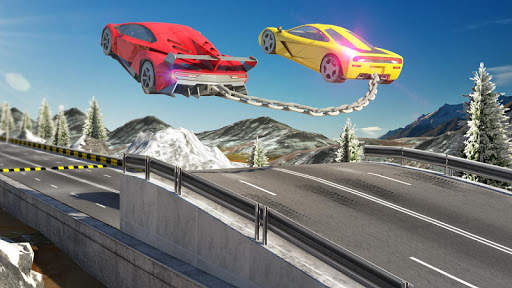 Chained Cars against Ramp screenshot 6
