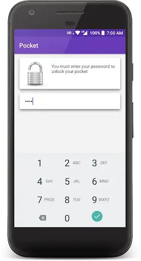 Pocket App скриншот 1