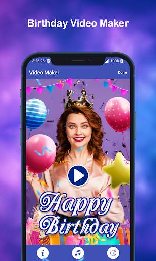 Birthday Effect Video Maker screenshot 1