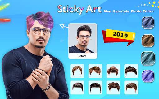 Man Hairstyle Photo Editor - Beard,Mustache Editor screenshot 7