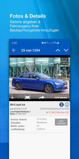 Copart - Unfallfahrzeug-Auktionen screenshot 3