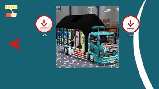 Mod Bussid Truck Oleng screenshot 8