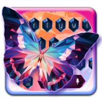 Glossy PolySphere Butterfly Keyboard