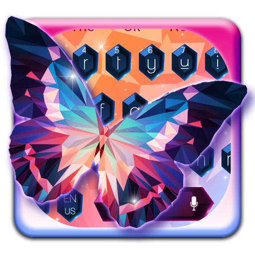 Glossy PolySphere Butterfly Keyboard 10001002