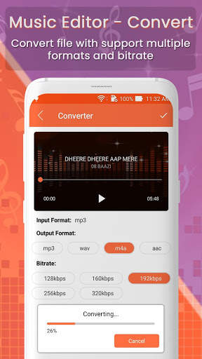 Music Editor: Trim Cutter Merge Convert Audio 5 تصوير الشاشة