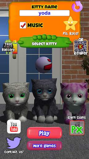KittyZ - Cuide do seu gatinho de estimação virtual screenshot 1