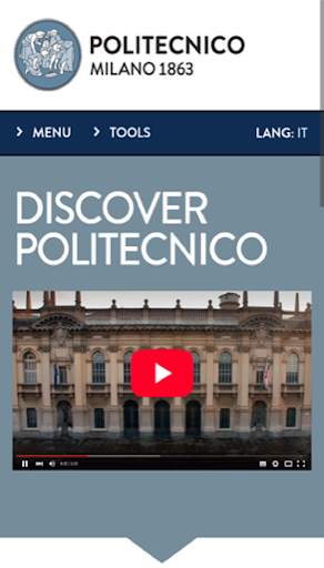 Discover Politecnico скриншот 2