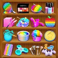 Antistress relaxing toy game logo