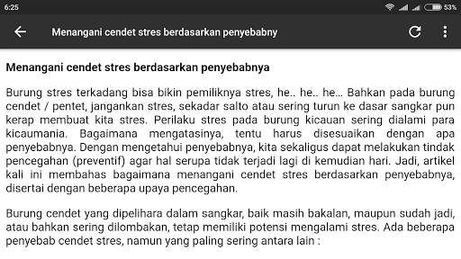 Masteran Cendet Ngerol Nembak Offline screenshot 9