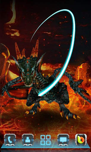 Fire Dragon Next 3D LWP screenshot 1