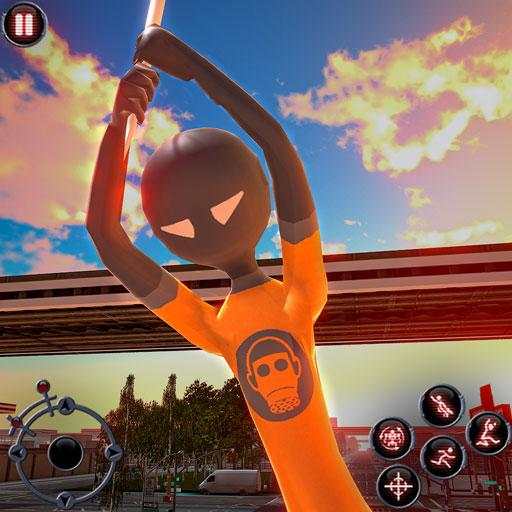 Stick Man Rope Hero - Vegas Mafia Crime City 1.0