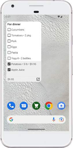 My Shopping List (with widget) screenshot 3