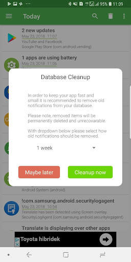 Notification History screenshot 6