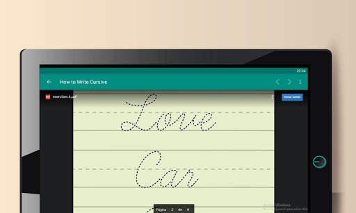 How to write cursive 14 تصوير الشاشة