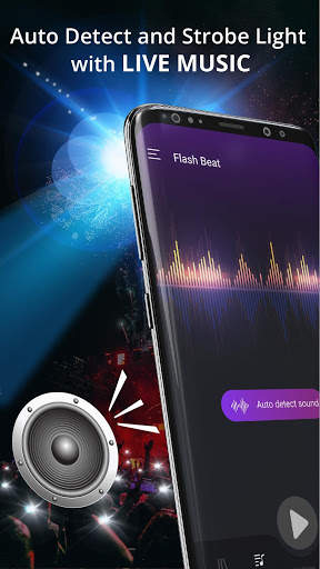 MP3 Flash - Strobe Light Follow Music Beat screenshot 1