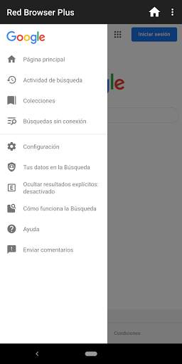 Red Browser Plus screenshot 1