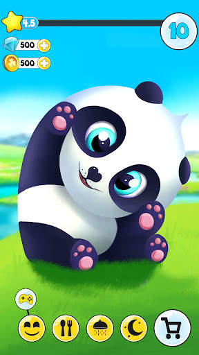Pu My talking panda, pet care screenshot 1