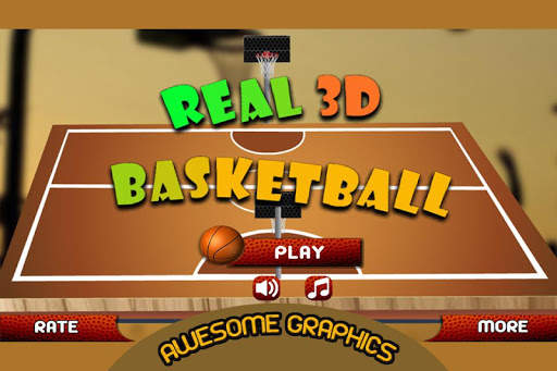 Real 3d Basketball : Full Game screenshot 1