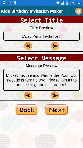 Kids Birthday Invitation Maker screenshot 2