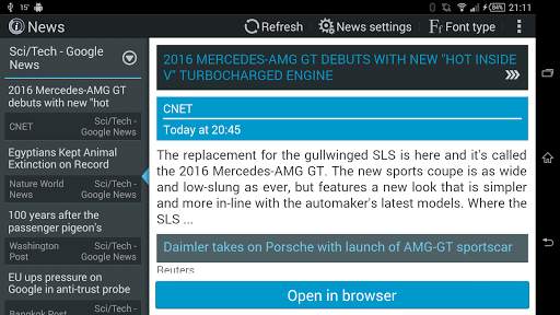 Weather and News Info Widget screenshot 12
