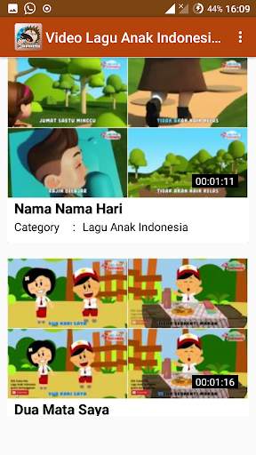 Video Lagu Anak Populer Offline screenshot 1