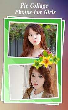Pic Collage Photo For Girls screenshot 4