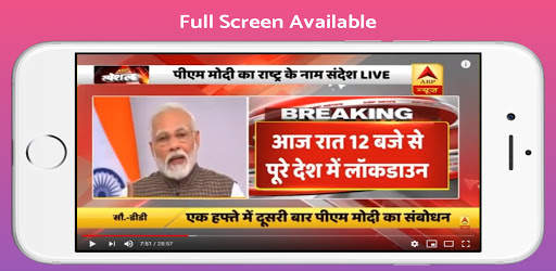 Live Hindi News App, Free Live TV News 2020 screenshot 4