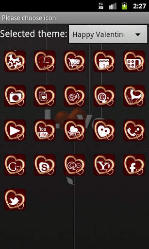 My Valentine GO Launcher Theme screenshot 3