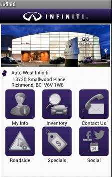 Infiniti Dealer App 1 تصوير الشاشة