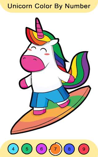 Unicorn Color By Number screenshot 3