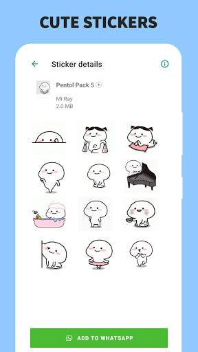 Pentol Animated Stickers screenshot 5