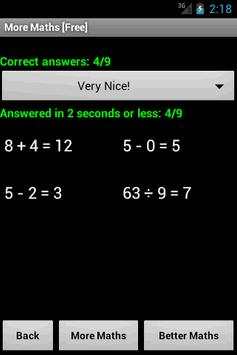 More Maths [Free] screenshot 6