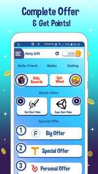 NatyGift: Real Cash Rewards Earn Gift Card screenshot 1
