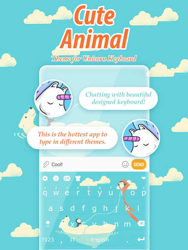 Cute Animal Free Keyboard Theme screenshot 1