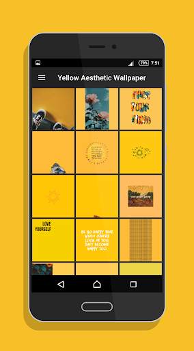 Yellow Aesthetic Wallpaper screenshot 2