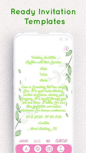 Wedding Card Maker(Save the date) screenshot 5