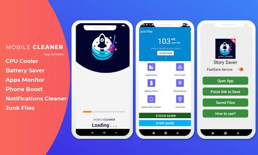 Mobile Cleaner - Battery Saver, Junk cleaner screenshot 1