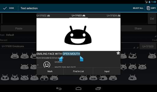 Unicode Pad screenshot 9