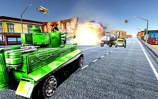 Tank Mad Race Shooting screenshot 2