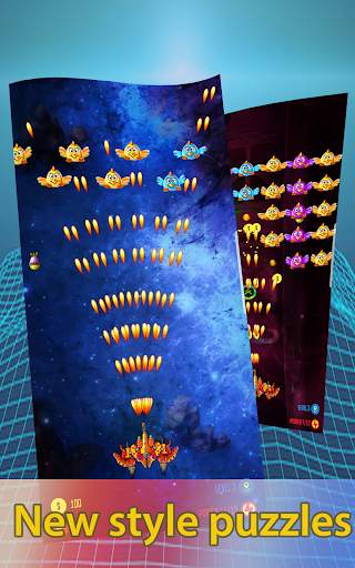 Alien shooter! Chicken shooter : Galaxy attack screenshot 2