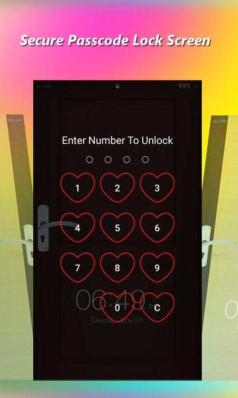 Door Passcode Lock Screen screenshot 5