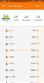 Famedgram - Likes & Followers App screenshot 3