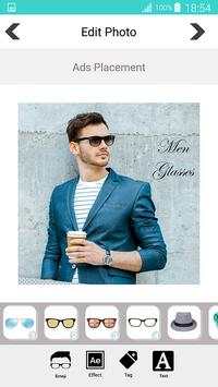 Men sunglasses editor screenshot 2