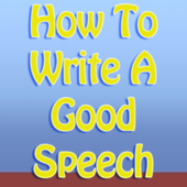How To Write A Good Speech icon