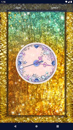Diamond Clock Wallpaper screenshot 3