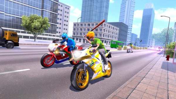 Real Bike Attack Racing Highway Stunt Rider 2018 screenshot 6
