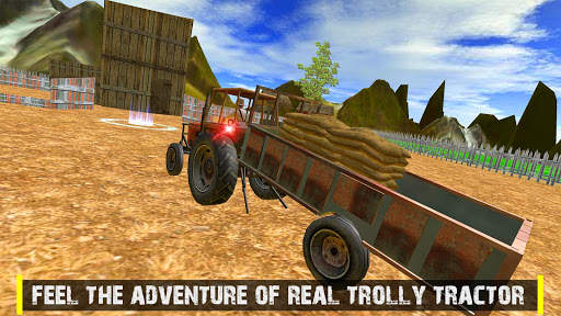 Big truck driving - Farm Tractor Cargo Drive Game screenshot 2