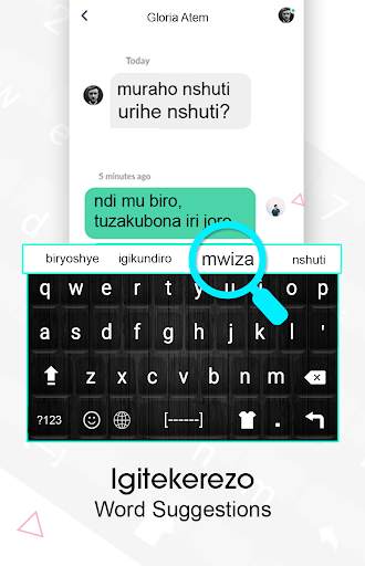 Kinyawrwanda Keyboard: Kinyawrwanda Language Typin स्क्रीनशॉट 3