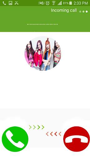 black pink Call Me! Fake Video Call screenshot 1